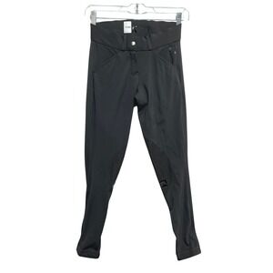 Riding Sport Breeches Pants Womens 24 Grey Knee Patch Equestrian